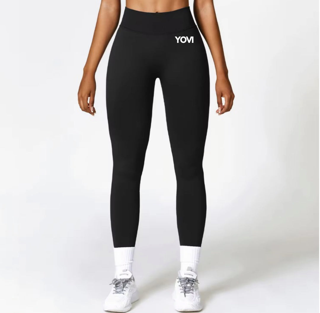 V Back Seamless Leggings